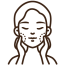 services-icon_apply, cream, face, woman, foam, skincare, moisturized