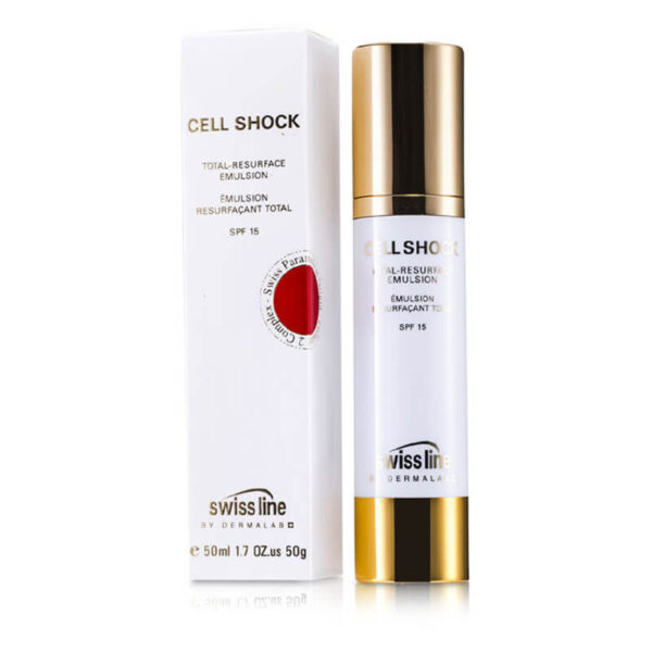 Swissline Cell Shock Total Resurface Emulsion SPF15 - Nhũ tương chống lão hóa & bảo vệ da