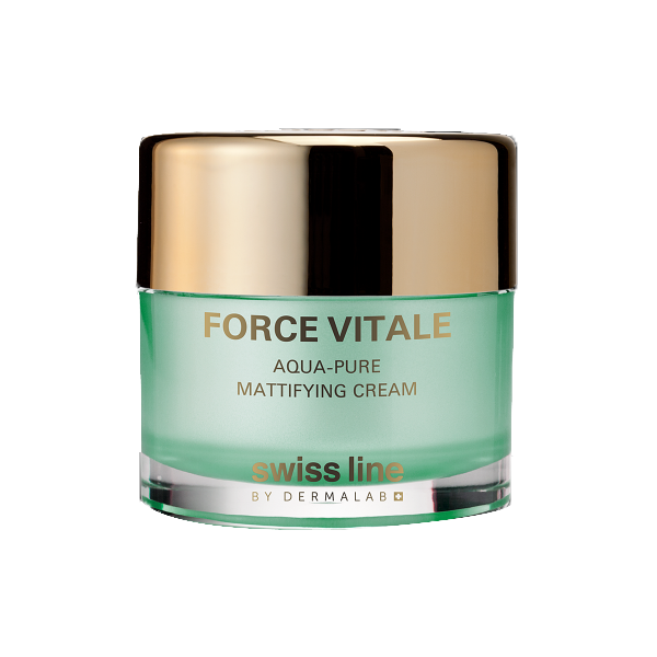 Swissline Force Vitale Aqua Pure Matifying Cream- Kem kiềm dầu phục hồi da tổn thương