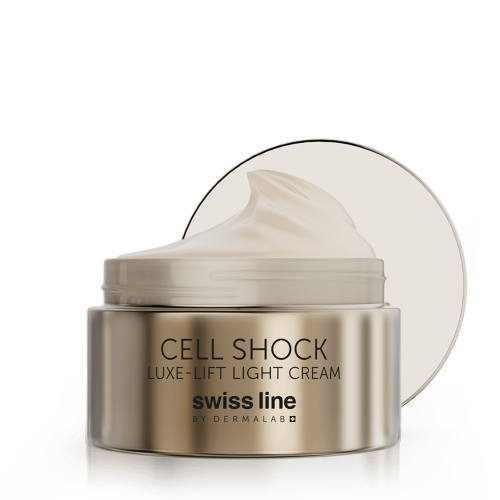Swissline Cell Shock Luxe Lift Light Cream - Kem nâng cơ và chống lão hóa toàn diện cho da dầu, hỗn hợp